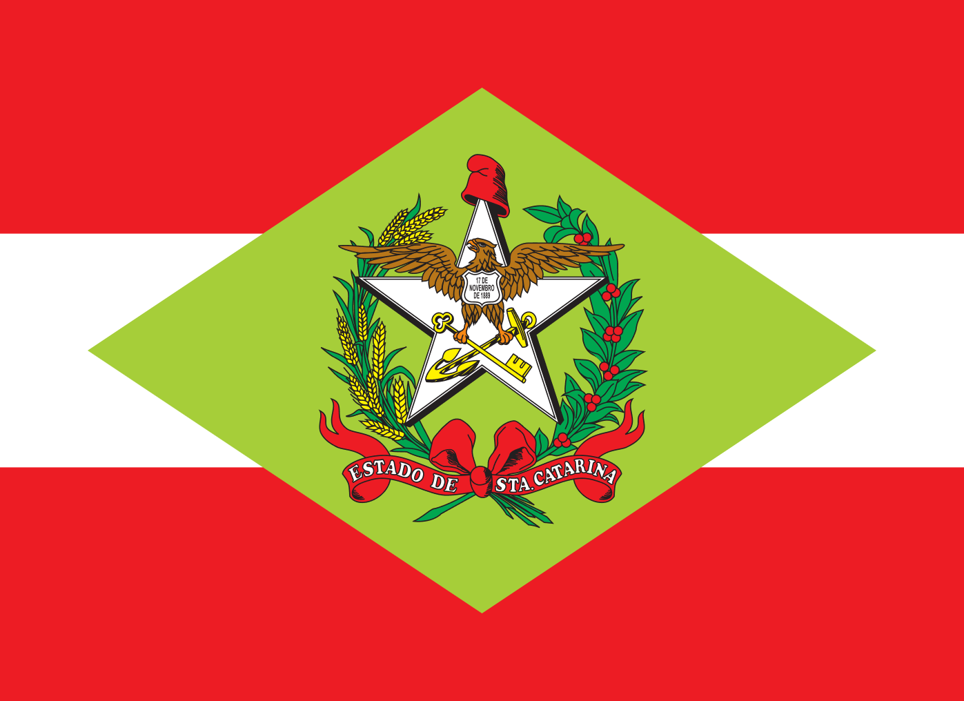 Bandeira de Santa Catarina